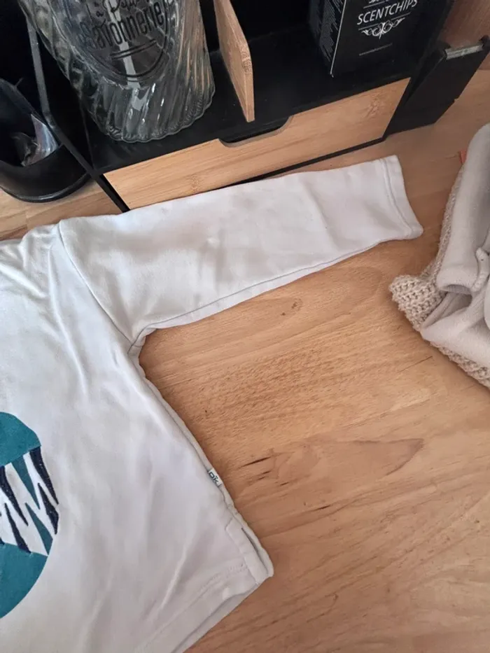 Joli pull léger blanc • Okaïdi • 4 ans - photo numéro 6