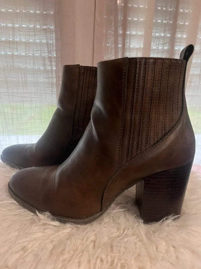 Bottines marron - photo numéro 3