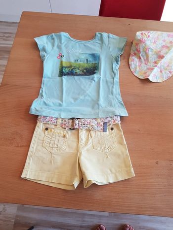 Ensemble short tee-shirt 5 ans
