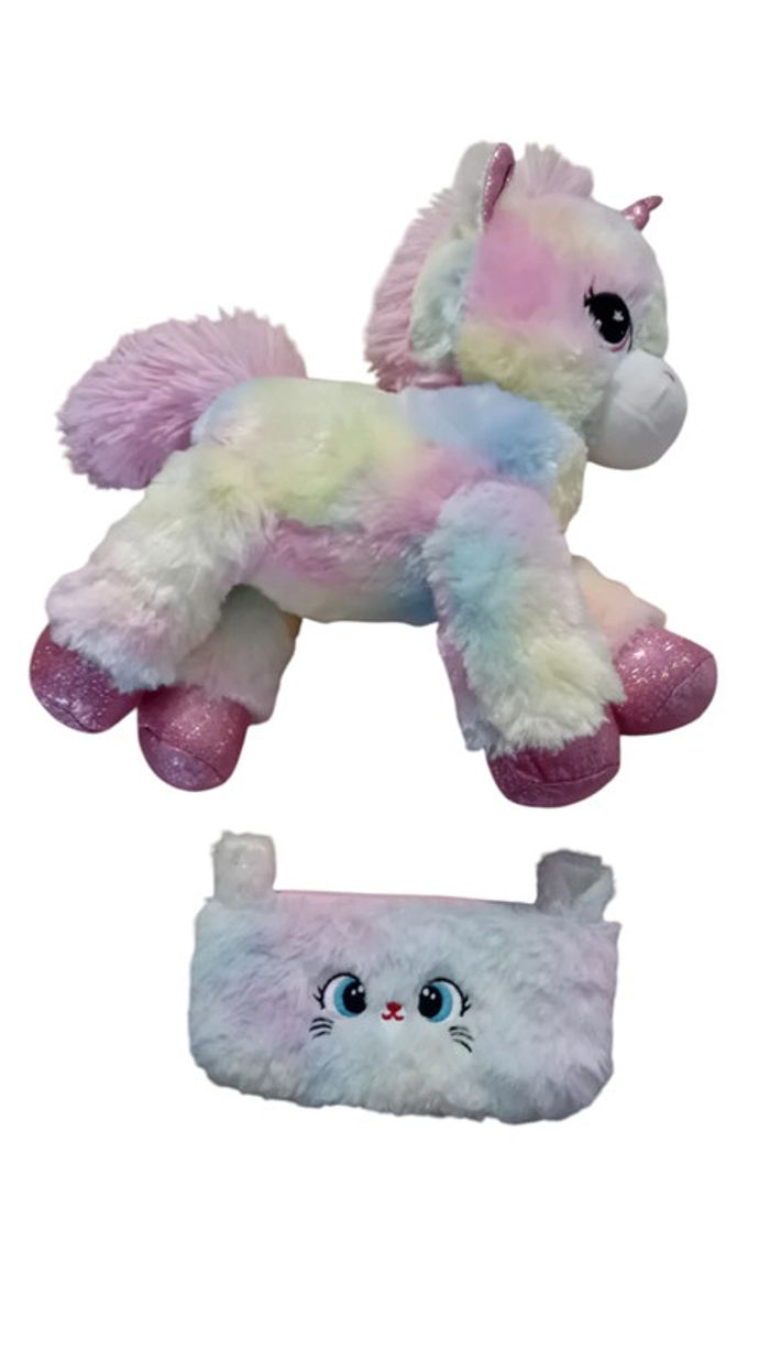 Peluche + trousse toute douce