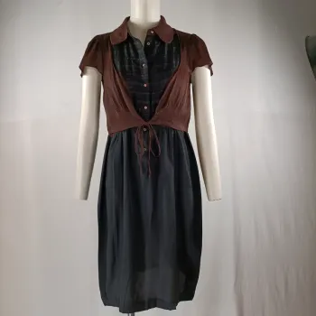 Robe fluide aspect satiné - Cotélac - Taille 1 A1152