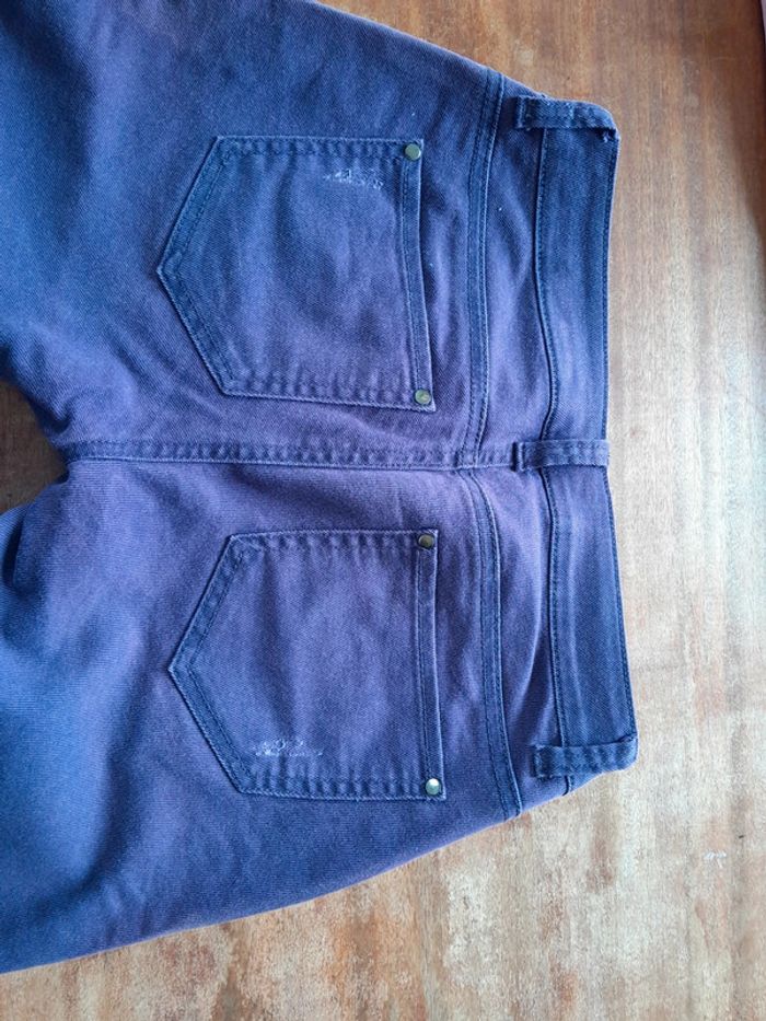 Pantalon slim violet - photo numéro 3