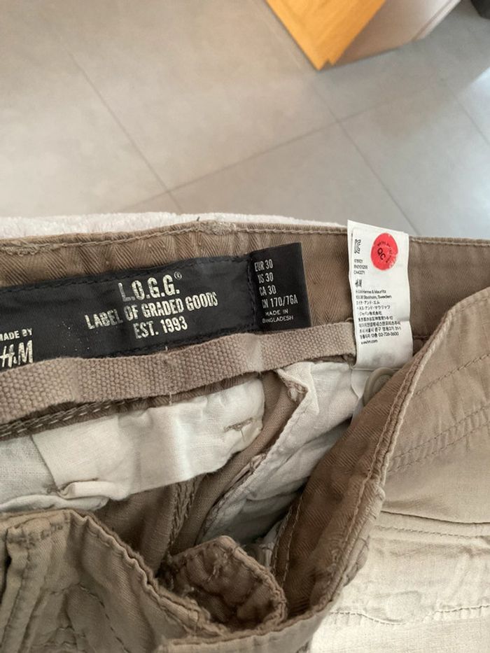 Pantalon beige h et m - photo numéro 8