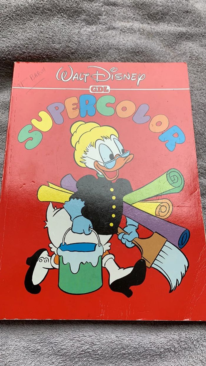 Lot de 3 coloriages des années 1980 - photo numéro 4