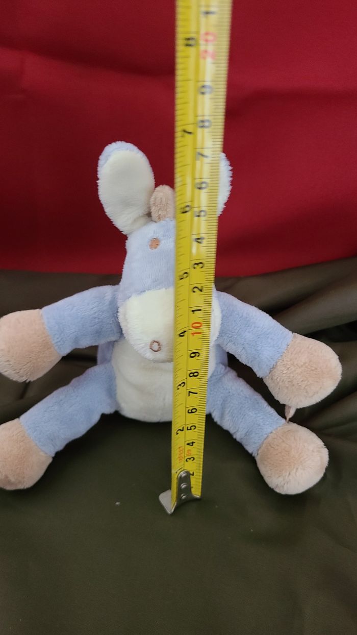 Ane NOUKIE'S  doudou Paco bleu 16 cm - photo numéro 3