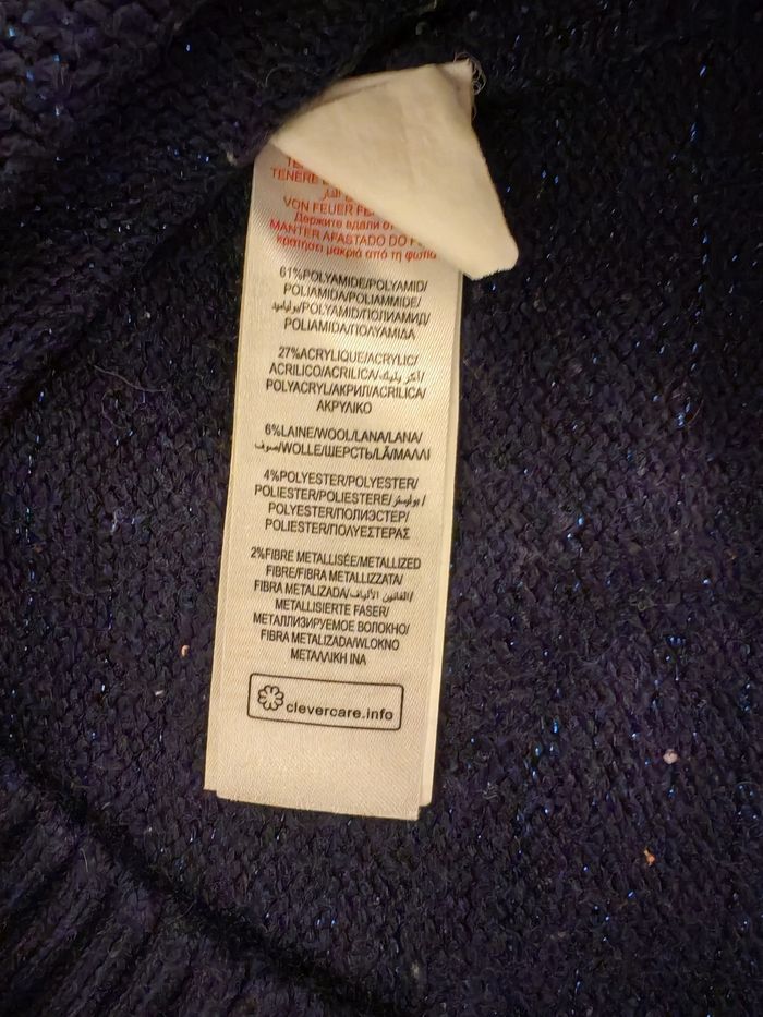 Pull col roulé zèbre DPAM 6 ans - photo numéro 5