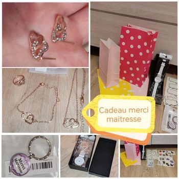 Cadeau fin d'année merci maitresse