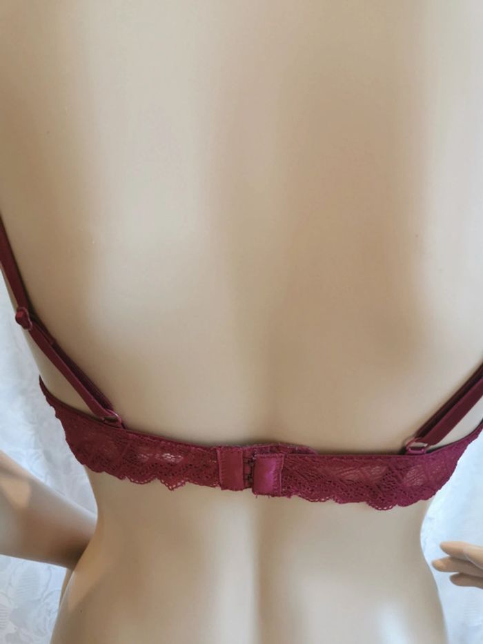 🌺Lot de 2 soutien-gorge. 90 C. Bordeaux. Preambule - photo numéro 5