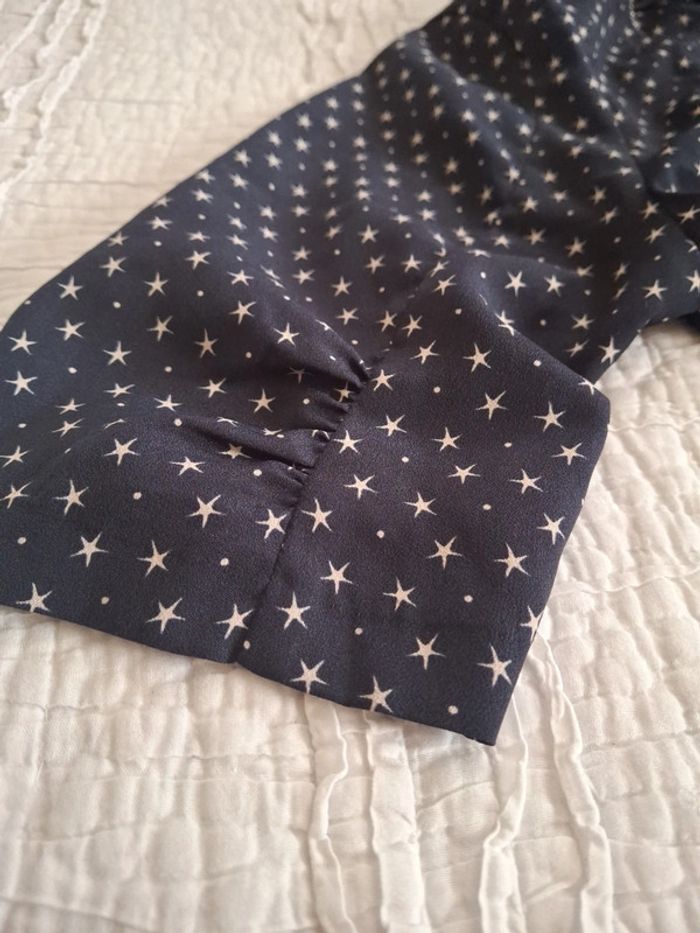 Chattawak t-shirt bleu étoiles taille 38 - photo numéro 7