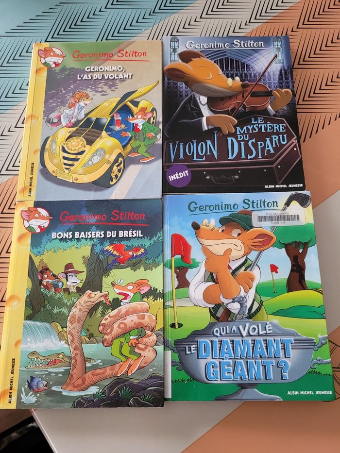Lots de 4 livres geronimo stilton (10e)