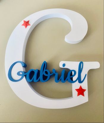 Lettre prenom gabriel