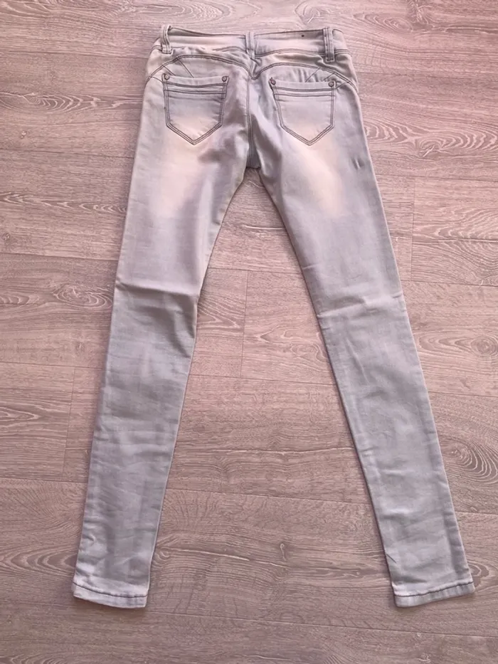 jeans bleu clair femme - photo numéro 2