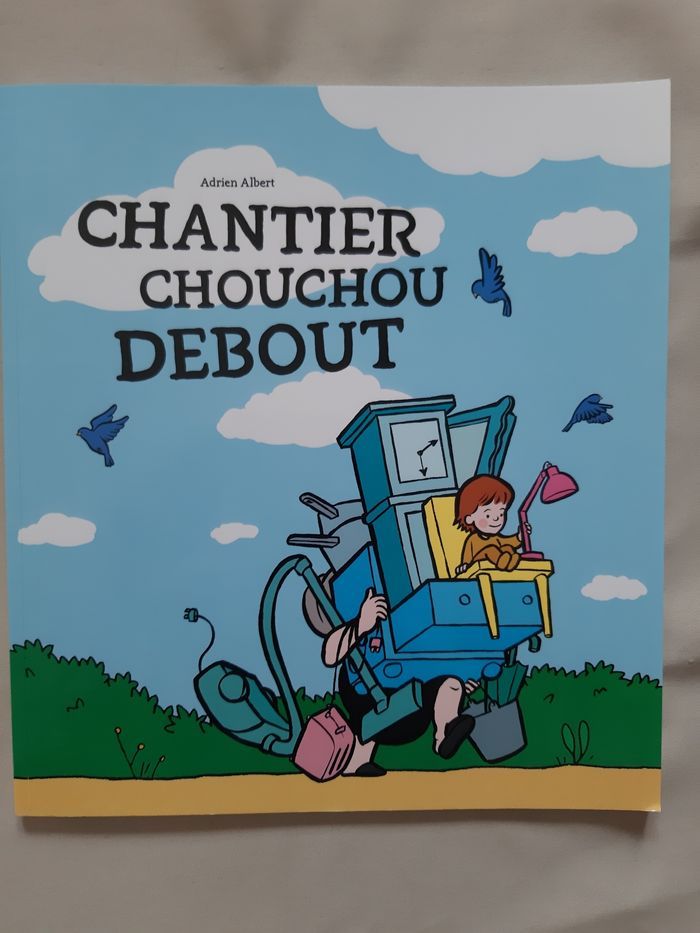 livre enfant - Chantier Chouchou debout - L'école des loisirs - photo numéro 1