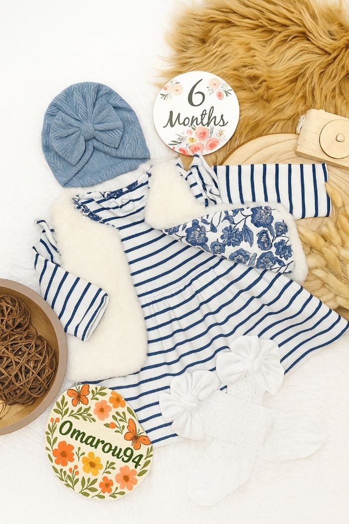 Ensemble complet automne/hiver sergent major fille 6 mois - photo numéro 2