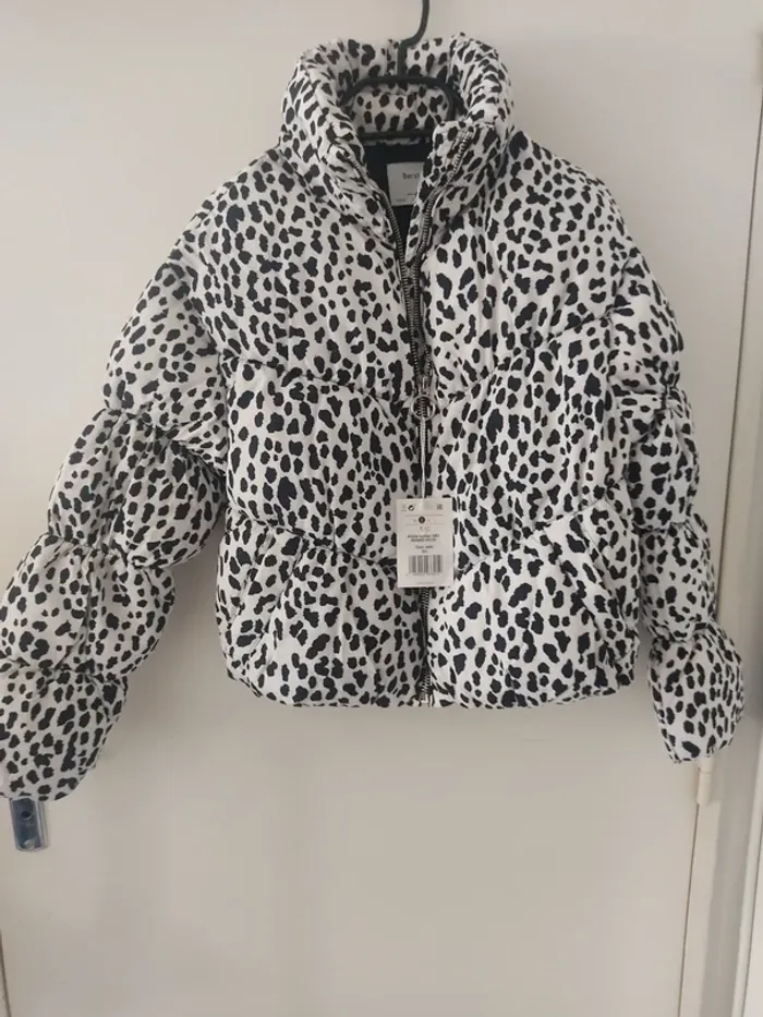 Bershka Veste d'hiver imprimé tigre