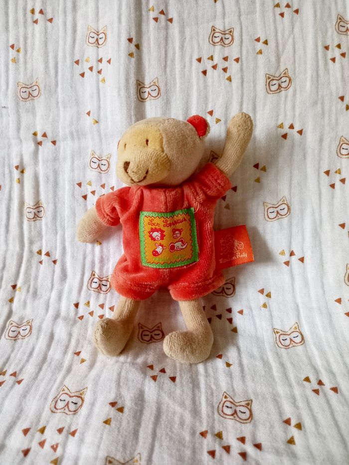 Doudou Moulin Royt hochet singe Les loustics