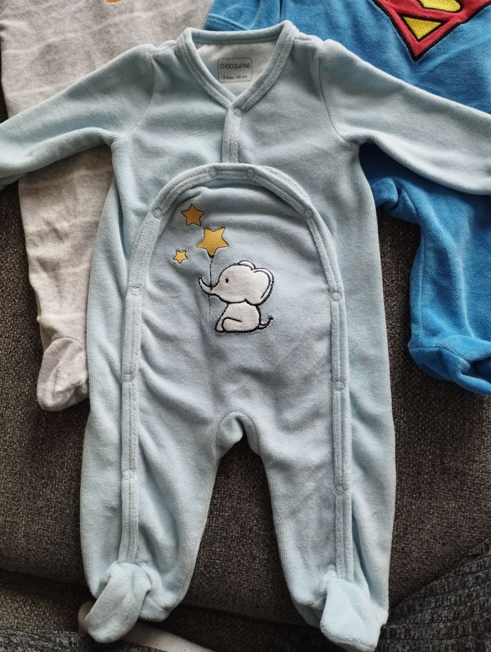 Lot de 3 pyjamas - photo numéro 2