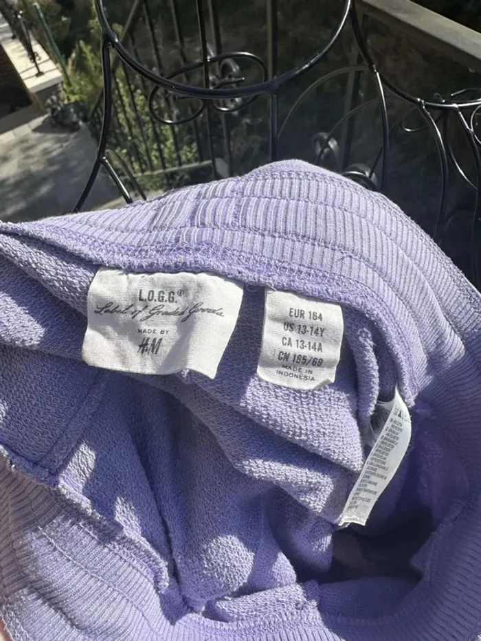 Short mauve clair sport H&M Taille 164 - photo numéro 12