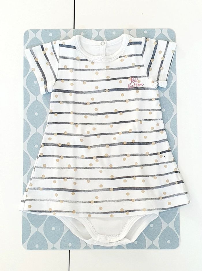 Robe/body Petit Bateau - 12M
