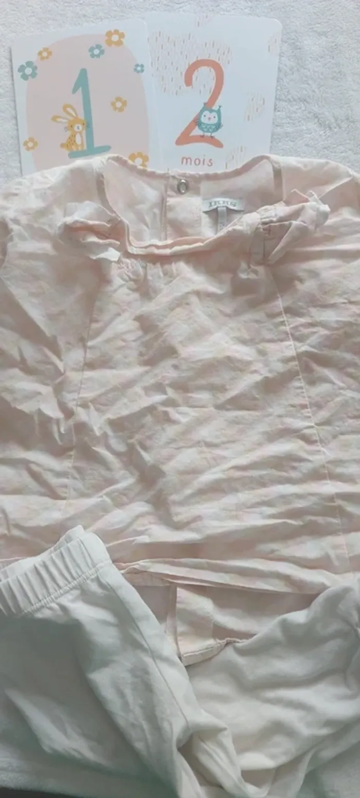 Ensemble bébé fille 12 mois mi saison
