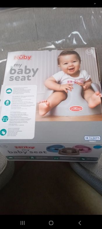 Siège  nuby neuf bleu toujours emballer dans sa boite