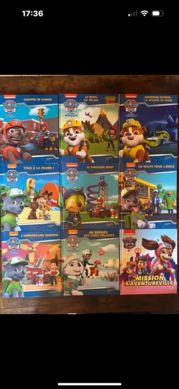 Livres la pat patrouille