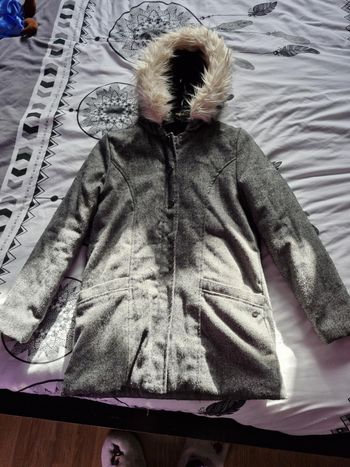 Manteau fille à capuche  T12 Lulu Castagnette