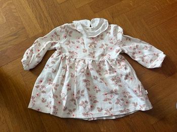 Robe à fleurs manches longues 9mois