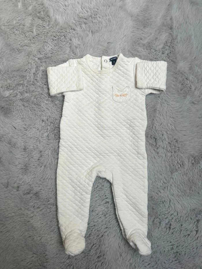 Pyjama 1 pièce kiabi 9 mois