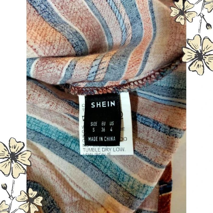 Débardeur à rayures multicolores – Shein – T. S (36 EU) - photo numéro 4