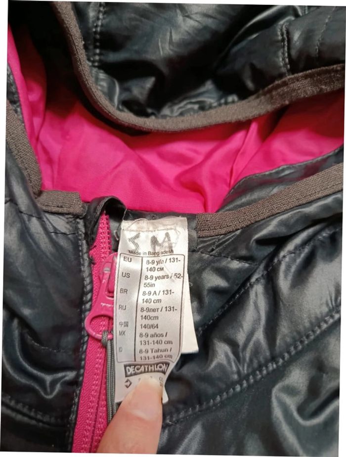 Doudoune mi saison 8 ans quechua - photo numéro 3