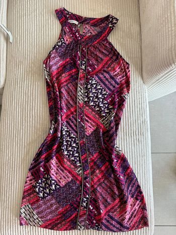 Robe à motif rose