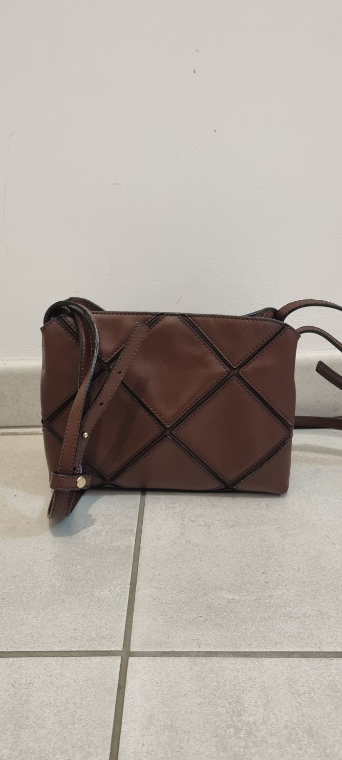 Sac à main bandoulière marron marella - photo numéro 8