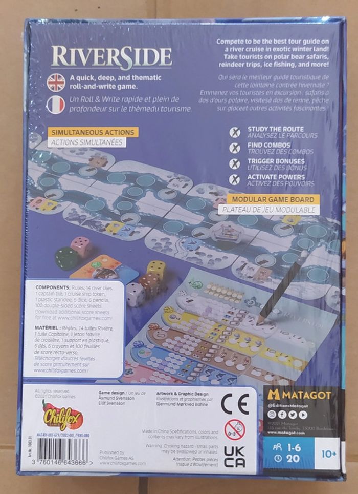 Riverside - Jeu de société sous emballage - Prix Ferme - photo numéro 2