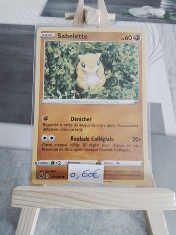 Carte Pokémon Sabelette 131/264
