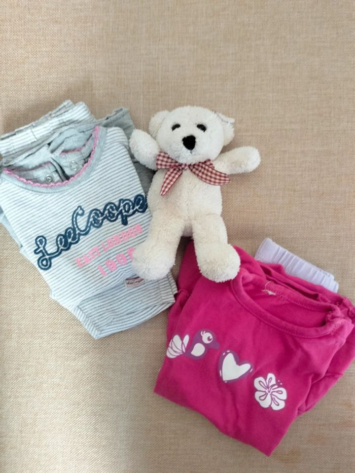 Lot de deux ensembles 3 mois fille