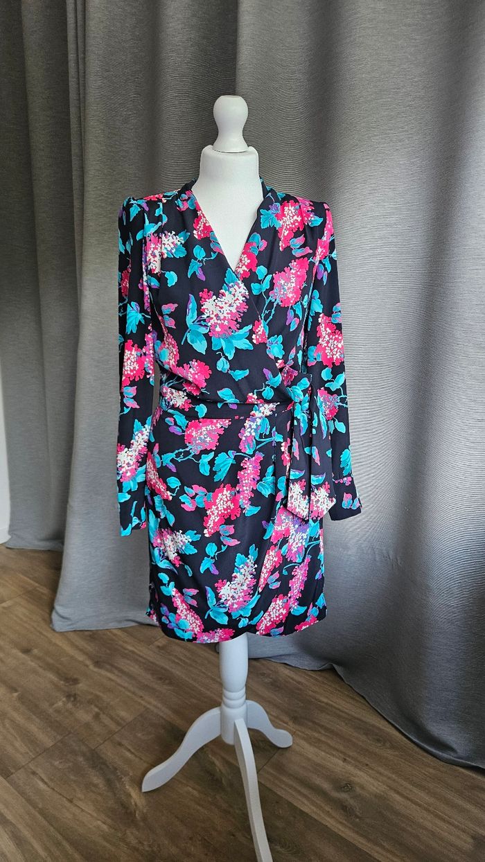 Robe fleurie multicolore, taille 36, Morgan - photo numéro 1