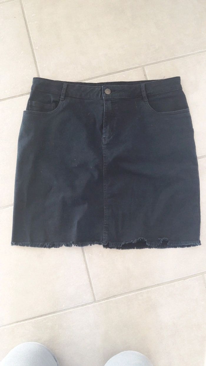 Jupe en jeans marine Kiabi 42 tres bon etat
