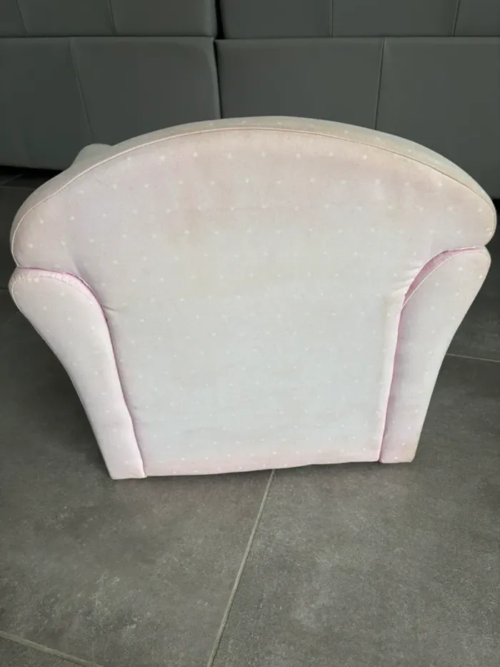 Fauteuil enfant rose - photo numéro 3