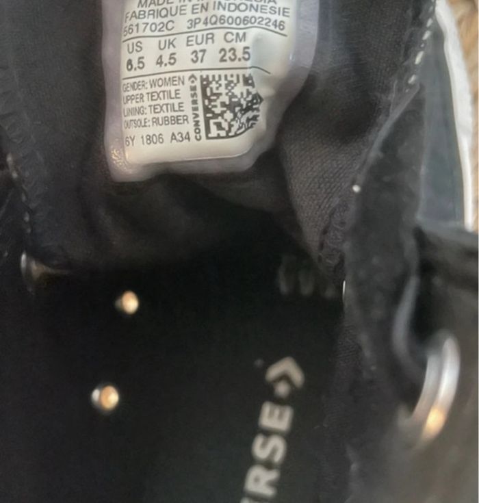 Converse velours - Taille 37 - peu portées - photo numéro 5