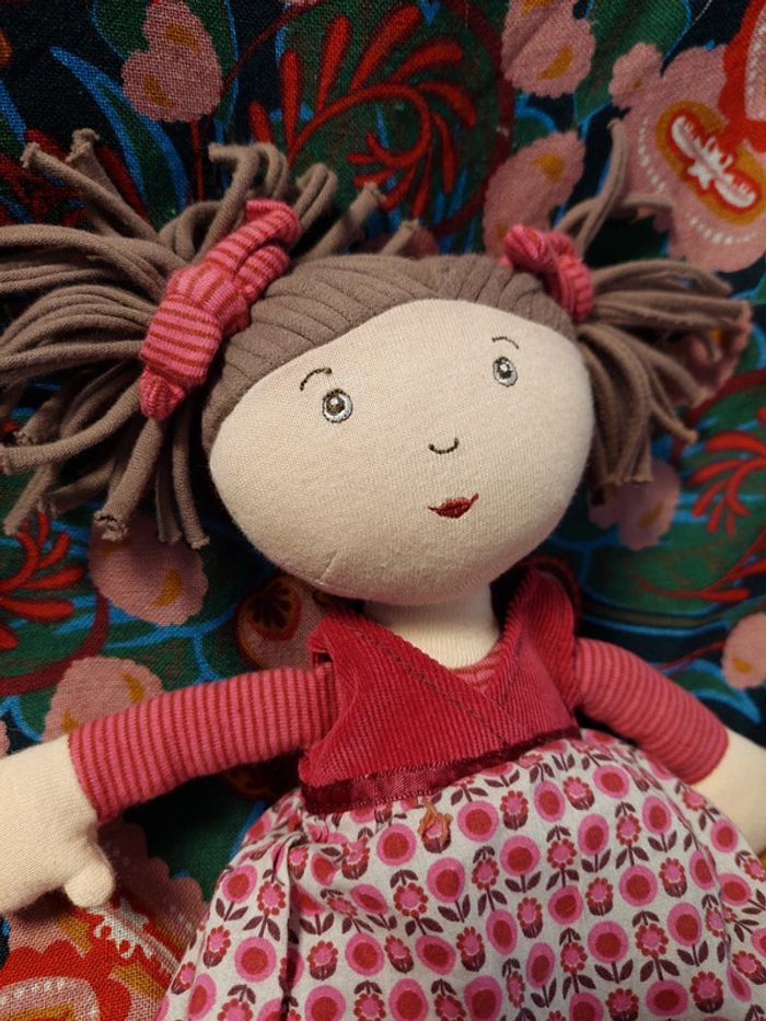 Moulin Roty - Ma poupée Lilirose brune fleur - photo numéro 2