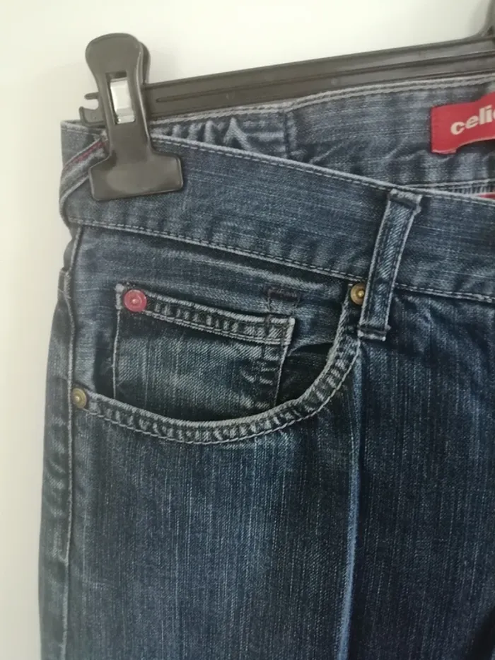 Jean regular fit celio bleu - photo numéro 4