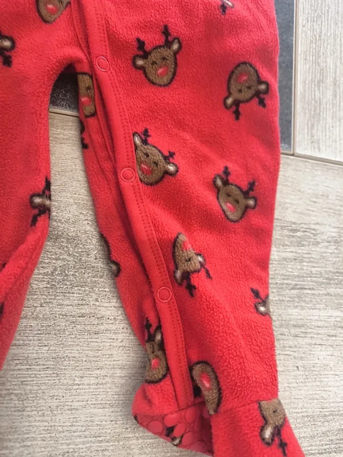 Pyjama polaire Rennes garçon 12 mois 80cm Zeeman - photo numéro 5