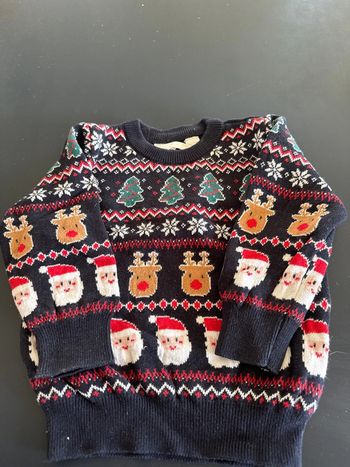 Pull Noël taille 12 mois 80cm