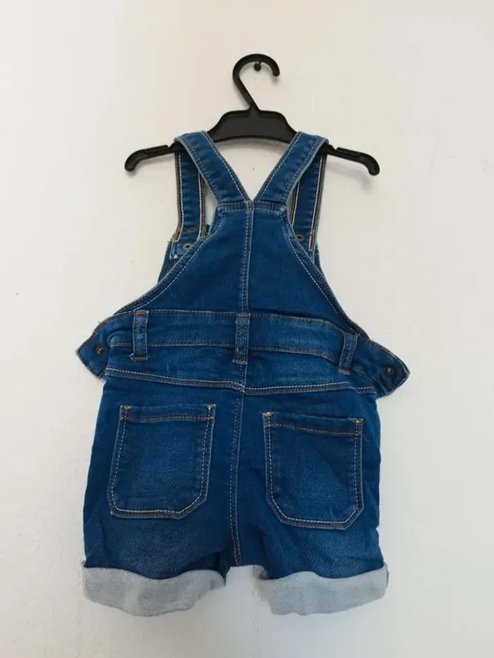 Salopette en jean Pour bébé garcon 9/12 mois - photo numéro 2