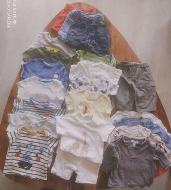 Lot vêtements été garçon 12mois