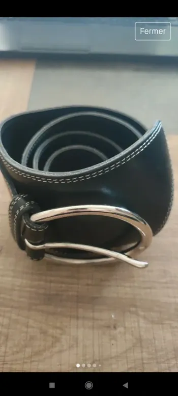 Ceinture en cuir femme