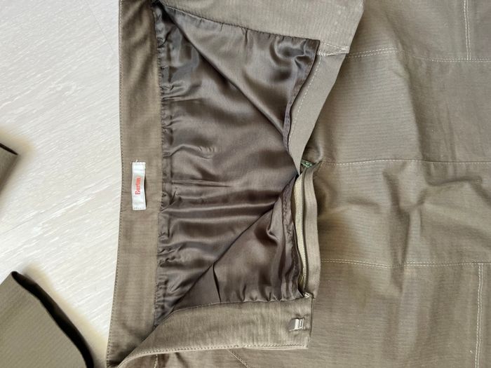 Ensemble Tailleur Burton (Veste + Jupe) - Kaki - Taille 44 - photo numéro 10