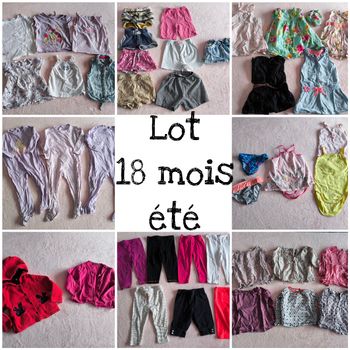 Lot été 18mois fille