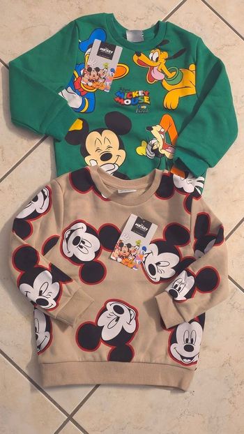 (Neufs non portés) 🏷🤩🥰 sweats molleton et molletonnés 4 ans garçon 🥰🤩💙